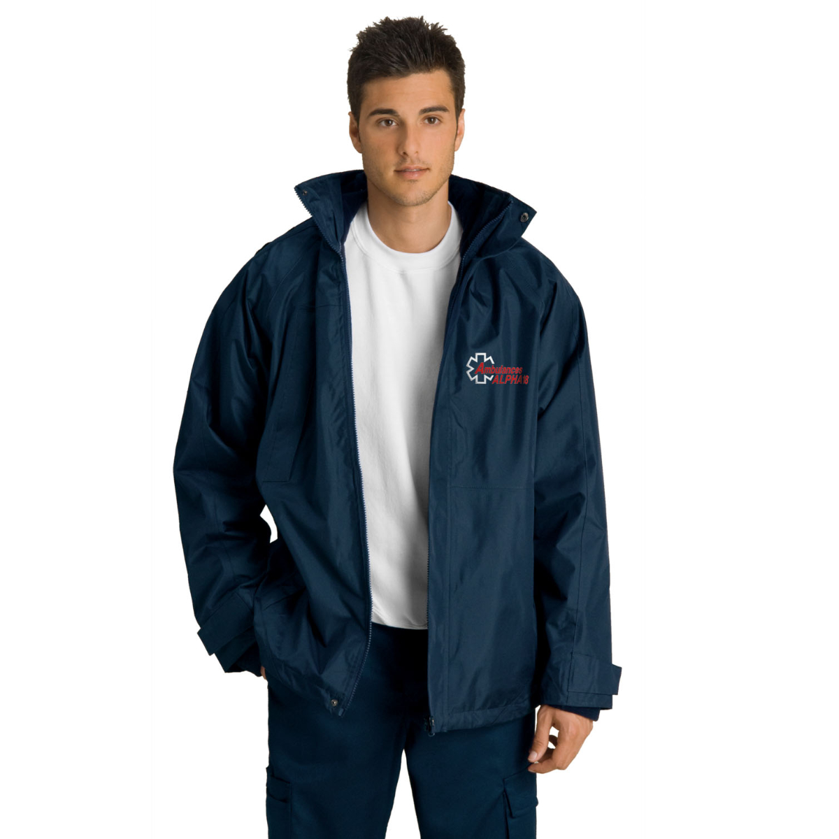 Parka 3 en 1 couleur Navy Taille 4XL (reste 1)