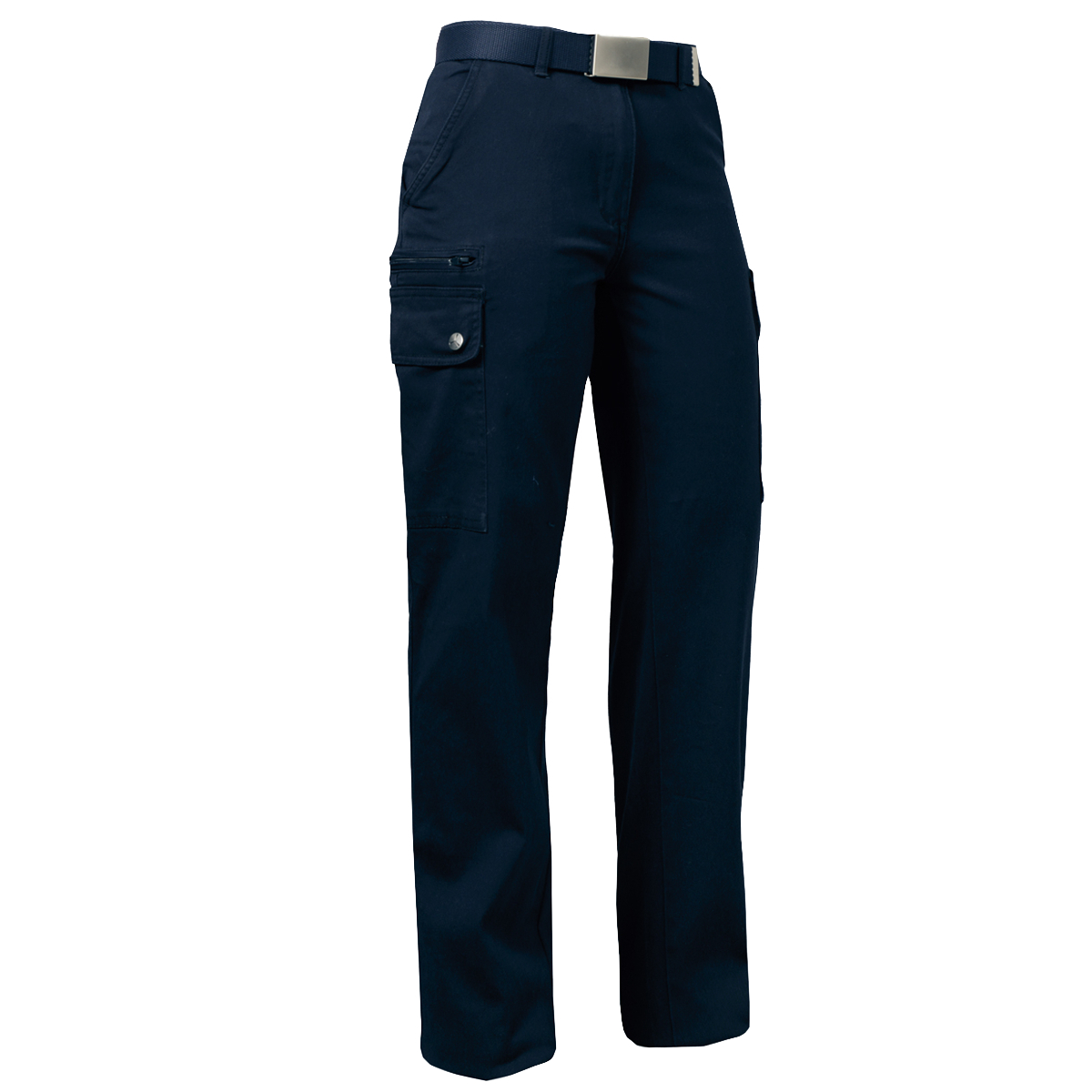Pantalon été treillis Stretch femme - Couleur bleu marine -