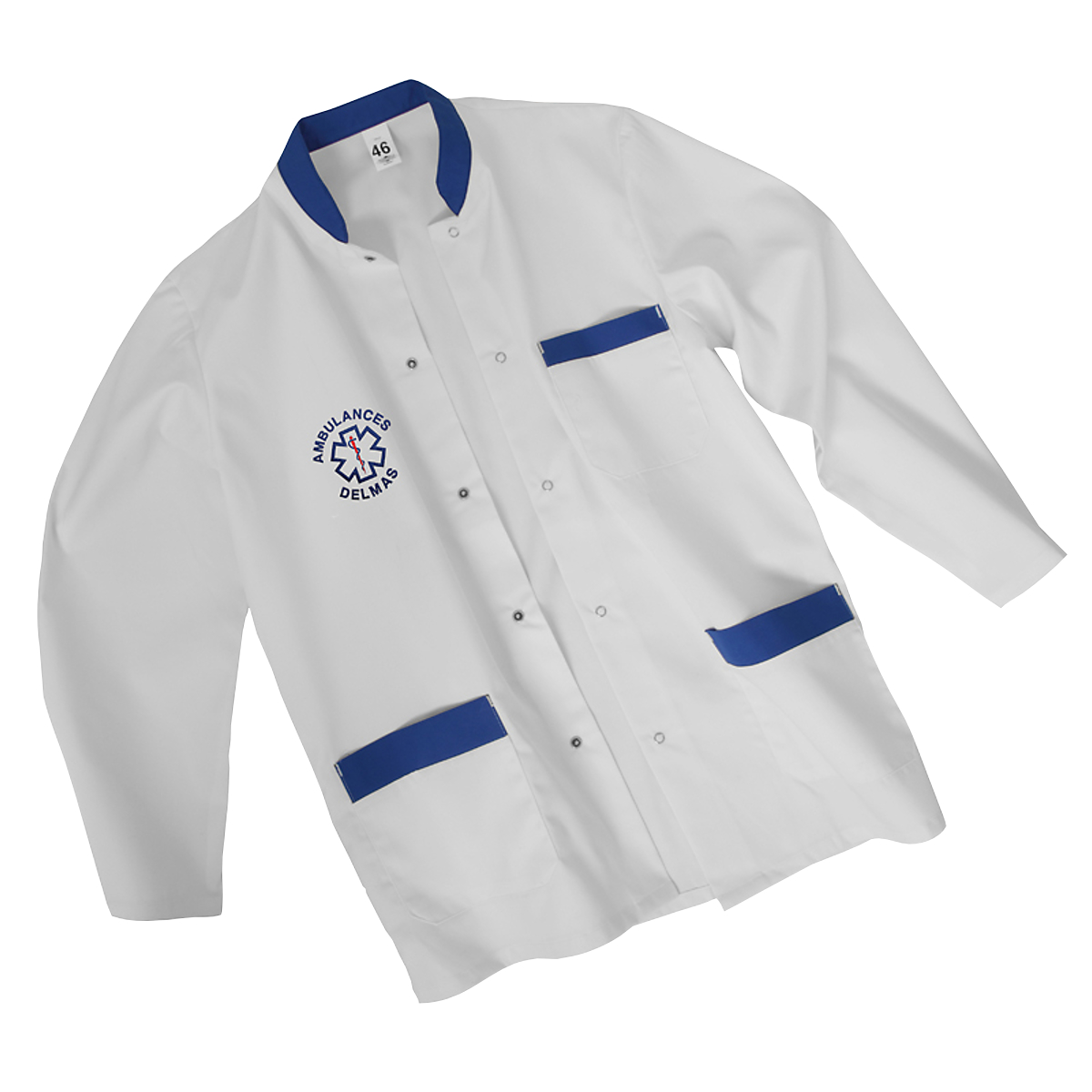 Blouse manches longues - empiècement royal -