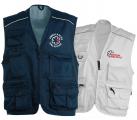 Gilet d'ambulancier bleu marine ou blanc